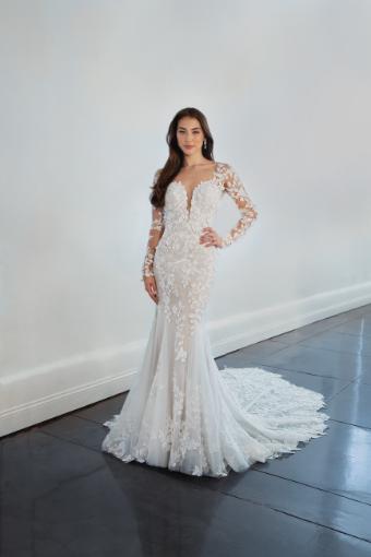 Martina Liana Style ML1440ZZ12 #2 (IVIV-PL) Ivory Lace & Tulle over Ivory Gown w Porcelain Tulle Illusion thumbnail