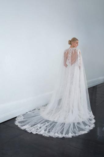 Martina Liana Style ML1651IV11 #1 (IVRM-PL) Ivory Lace & Tulle over Rum Gown w Porcelain Tulle Illusion thumbnail
