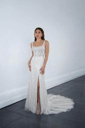 Martina Liana Style ML1684IV13 #4 (IV-IVR) Ivory Lace and Tulle over Ivory Gown thumbnail